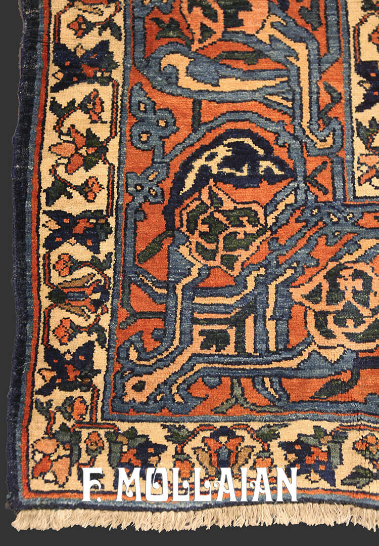 Antique Persian Bakhtiari Carpet n: 10235289